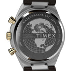 TW2Y56000 Reloj Timex Q Continental Hombre Cuero Marrón