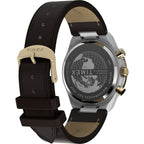 TW2Y56000 Reloj Timex Q Continental Hombre Cuero Marrón