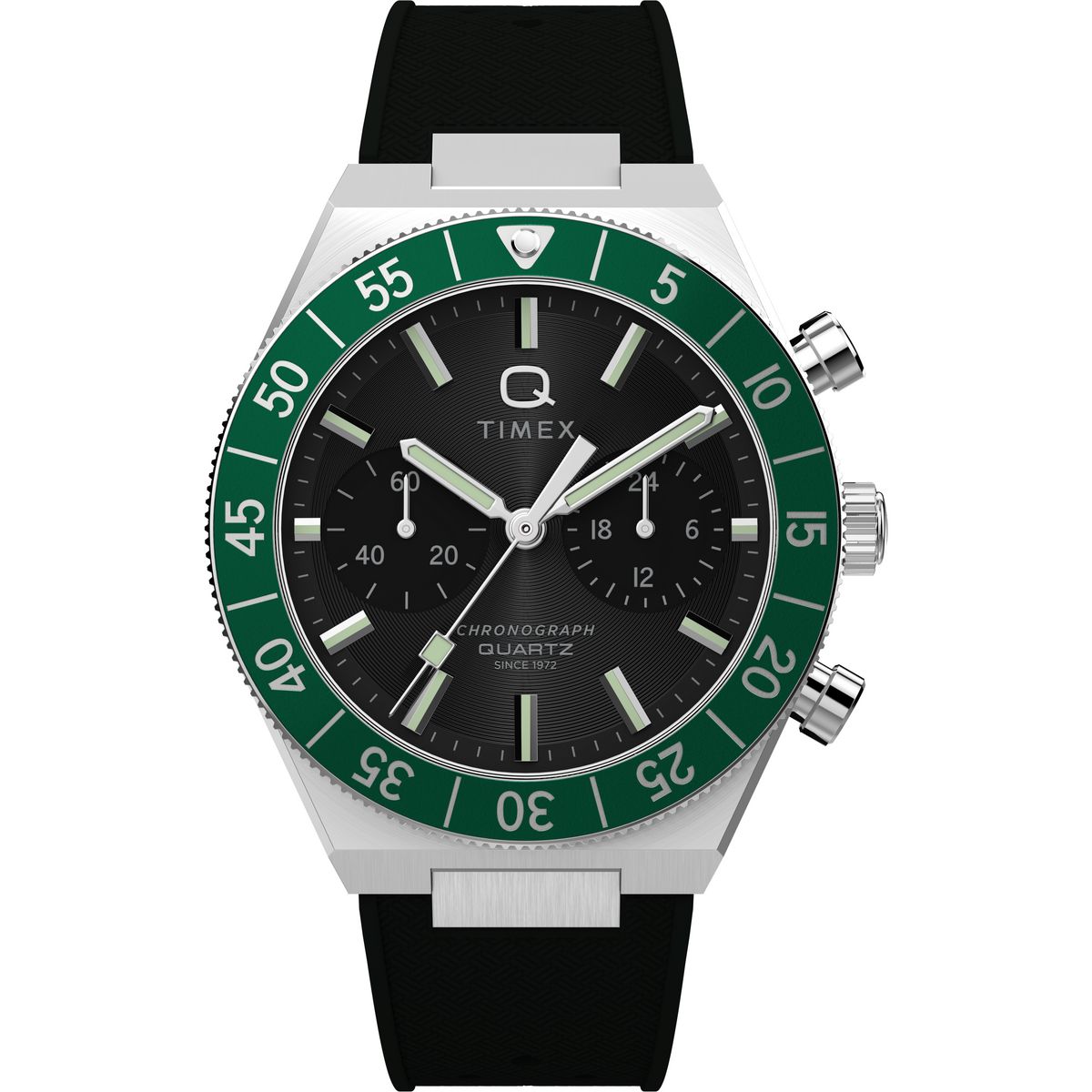TW2Y56100 Reloj Timex Q Timex Hombre Caucho Verde