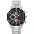 TW2Y56900 Reloj Timex Ridgefield Hombre Acero Plateado Negro