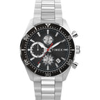 TW2Y56900 Reloj Timex Ridgefield Hombre Acero Plateado Negro