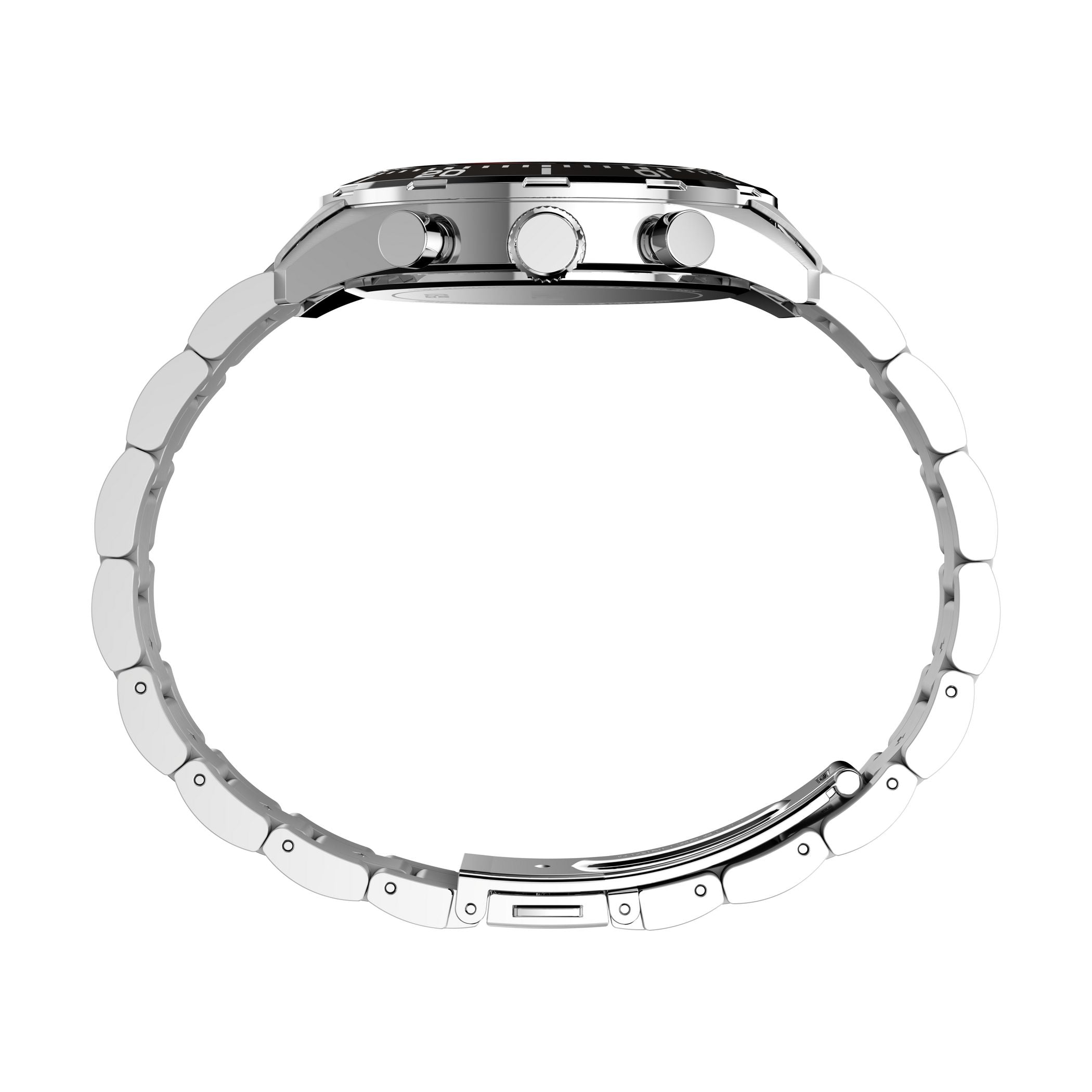 TW2Y56900 Reloj Timex Ridgefield Hombre Acero Plateado Negro