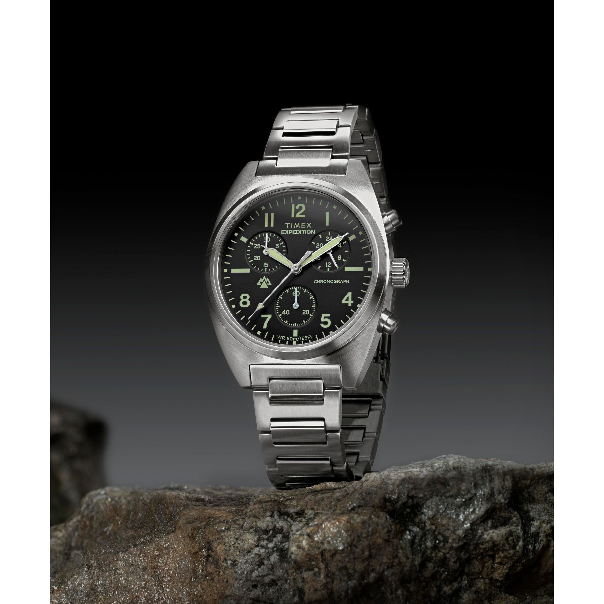TW2Y61200 Reloj Timex Expedition Hombre Acero Esfera Negra