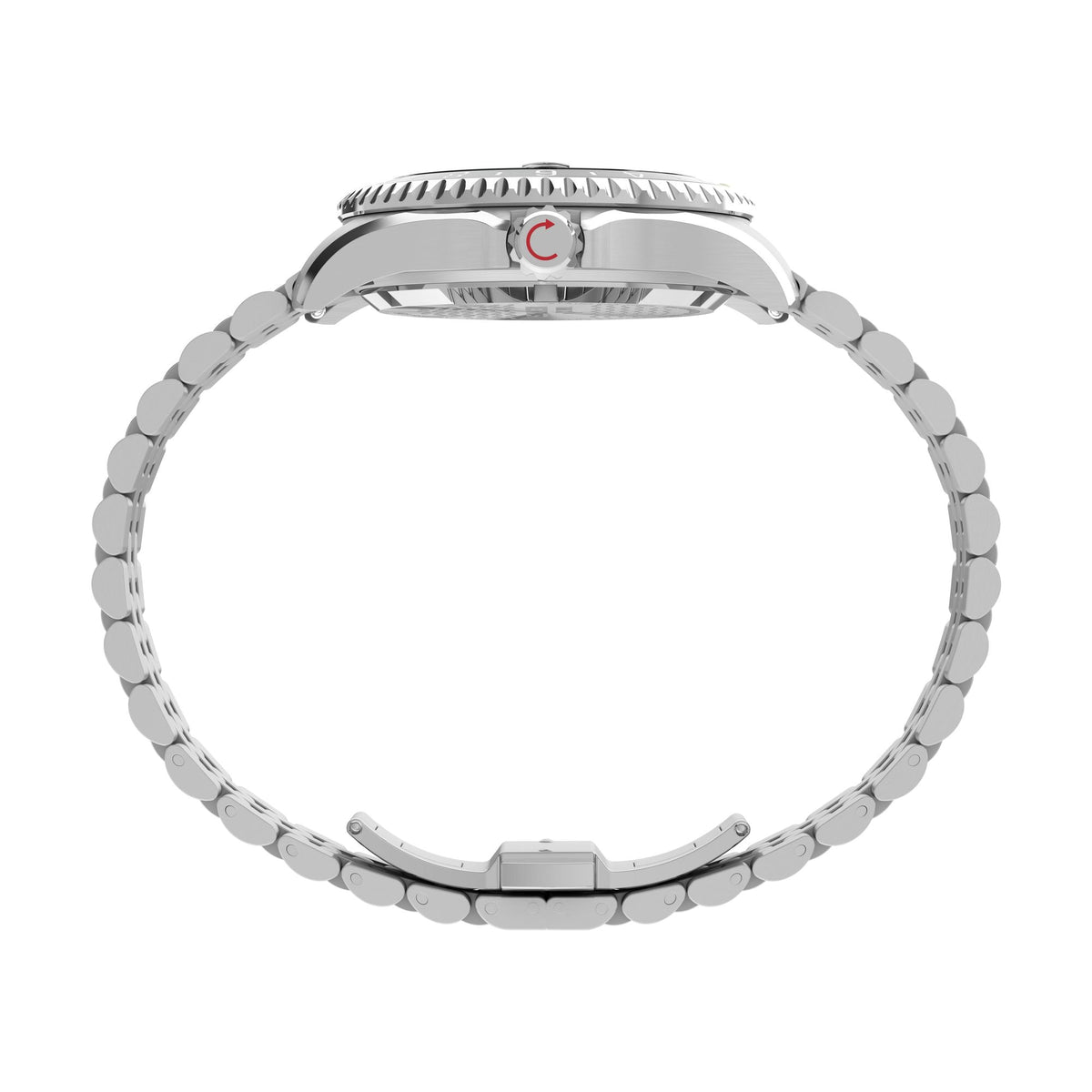 TW2Y63900 Reloj Timex Deepwater Meridian de hombre correa de metal plateado