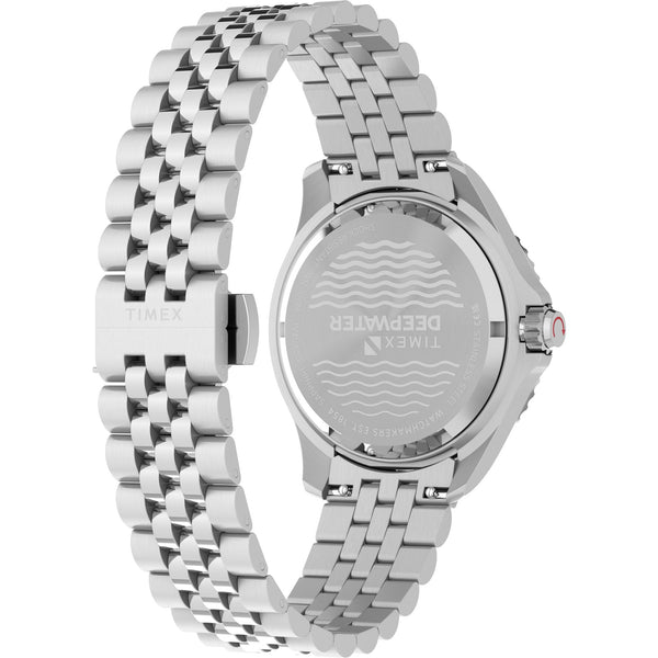 TW2Y64000 Reloj Timex Deepwater Meridian de caballero correa de metal plateado