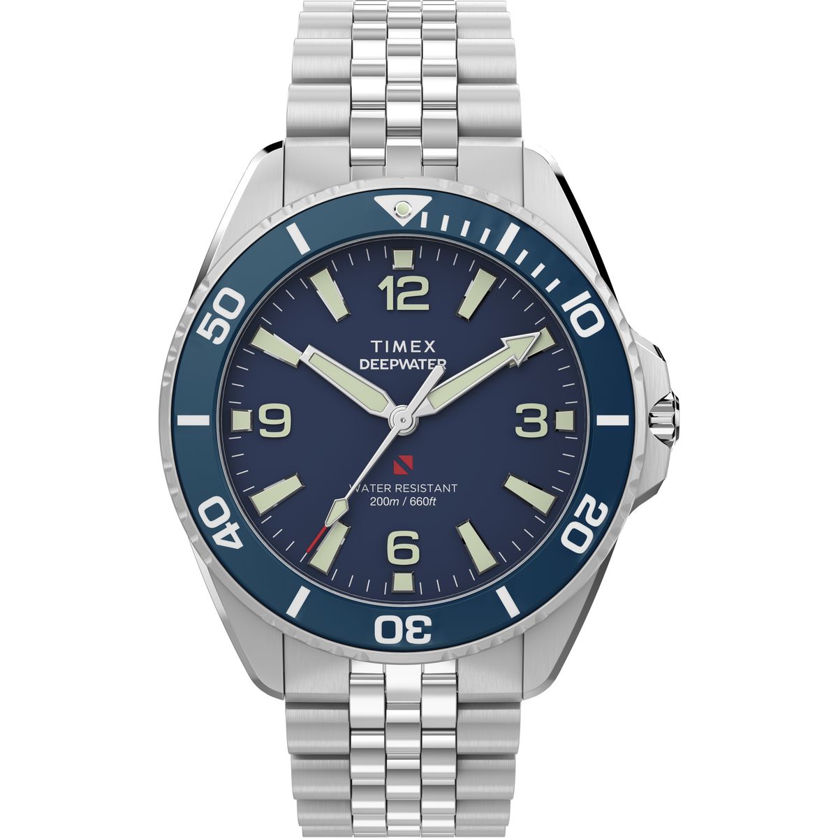 TW2Y64600 Reloj Timex Deepwater Hombre Correa Acero Azul
