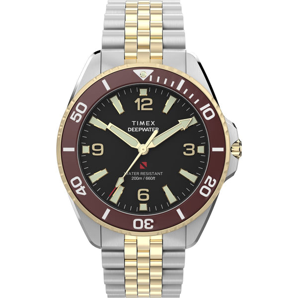 TW2Y64700 Reloj Timex Deepwater Hombre Correa Acero Bicolor
