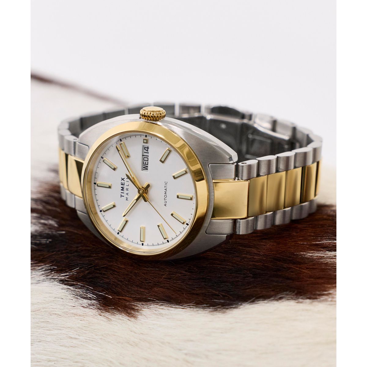 TW2Y65100 Reloj Timex Marlin Hombre Acero Bicolor Esfera
