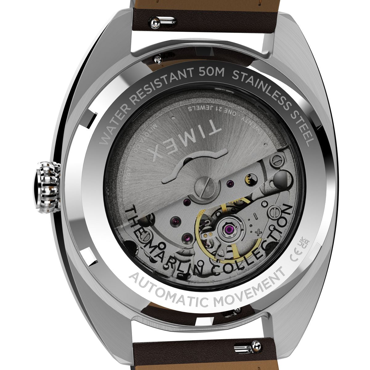 TW2Y65200 Reloj Timex Marlin Hombre Correa Cuero Marrón