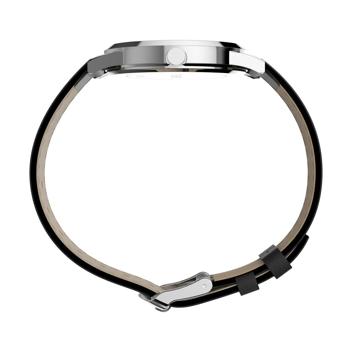 TW2Y67400 Reloj Timex Main Street de hombre correa de cuero 38 mm - Cuero Negro