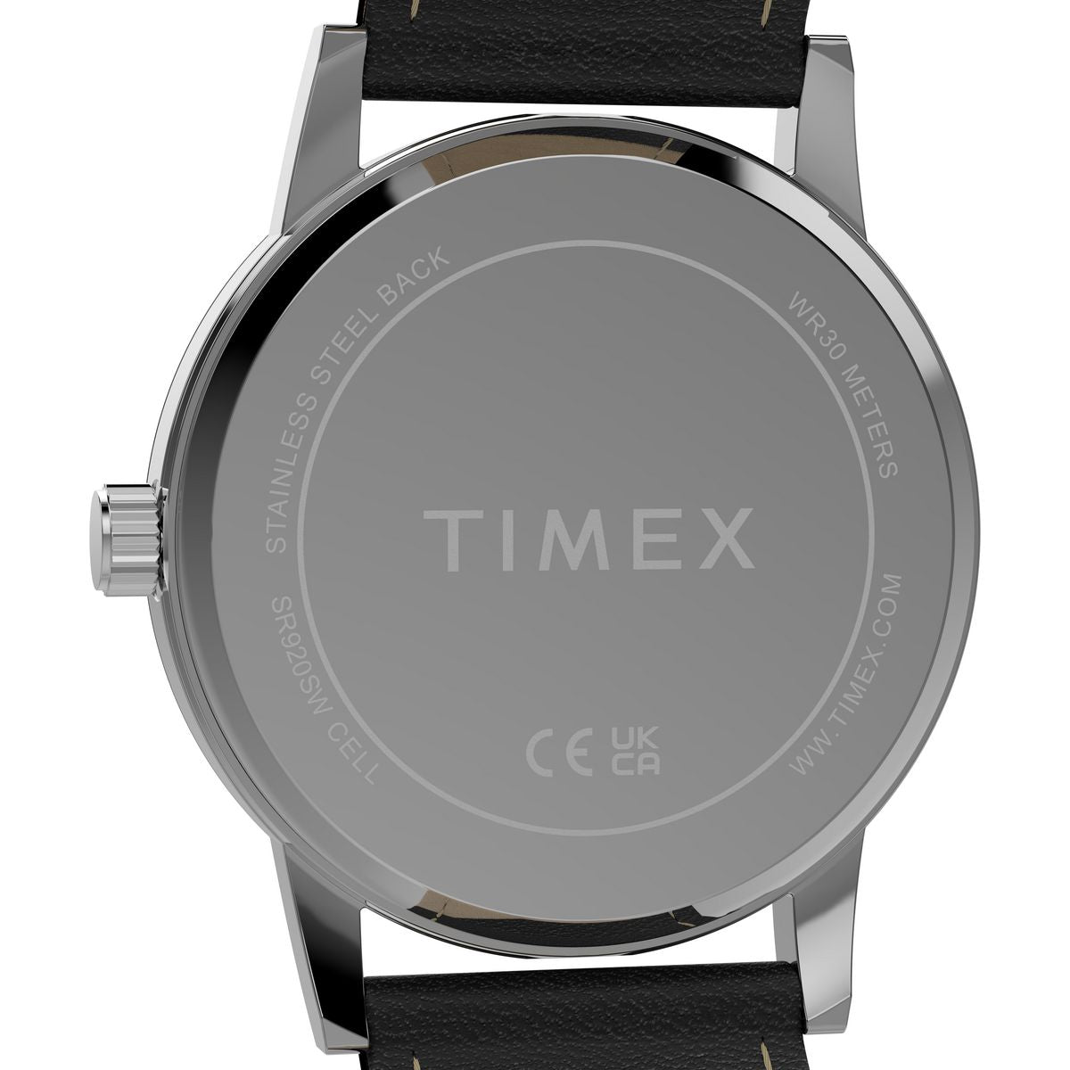 TW2Y67400 Reloj Timex Main Street de hombre correa de cuero 38 mm - Cuero Negro