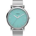 TW2Y69000 Reloj Timex Standard Mujer Correa Mesh Plateado Esfera