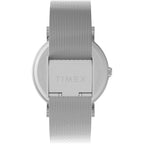 TW2Y69000 Reloj Timex Standard Mujer Correa Mesh Plateado Esfera