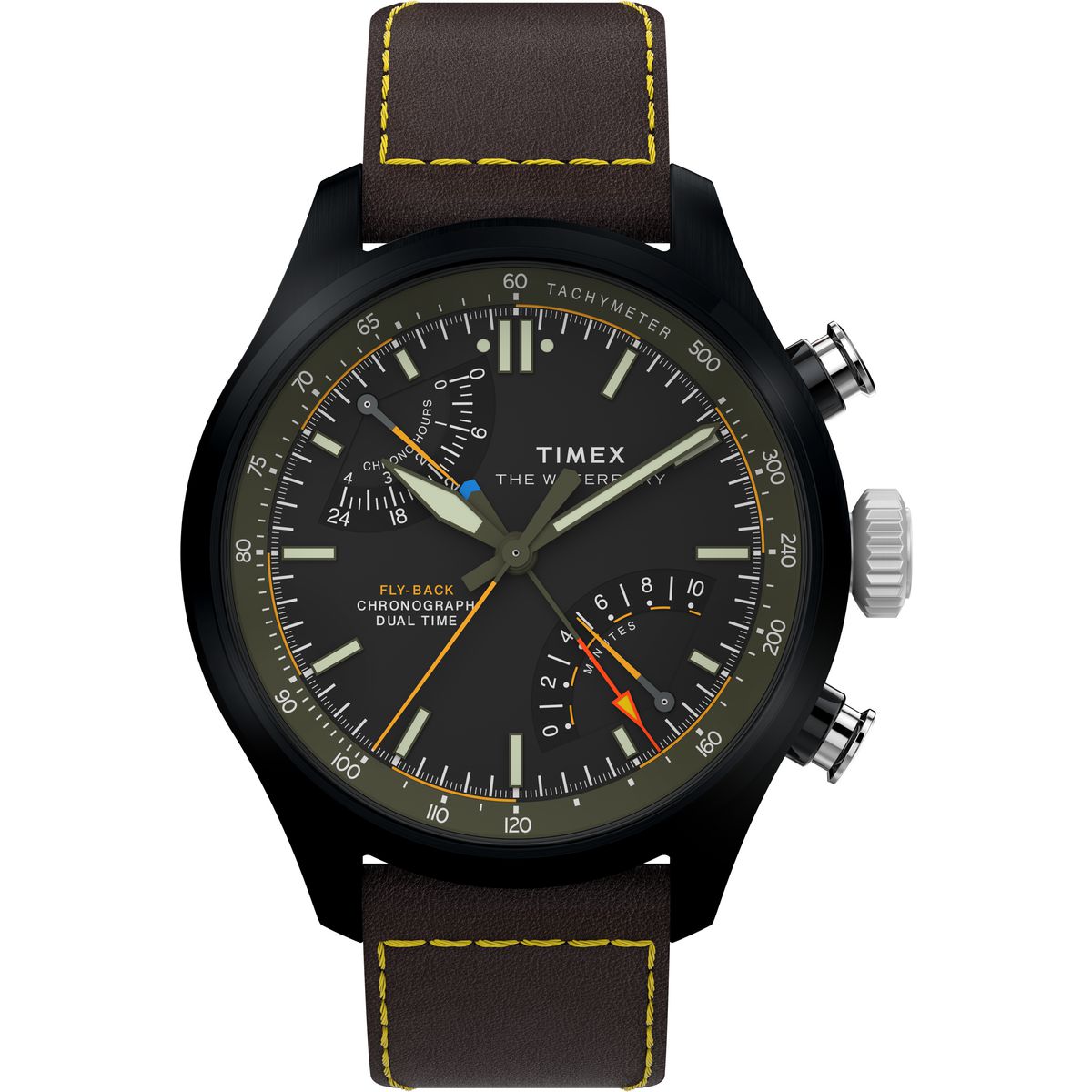 TW2Y70100 Reloj Timex Waterbury Ace de hombre correa de cuero - Cuero Marrón