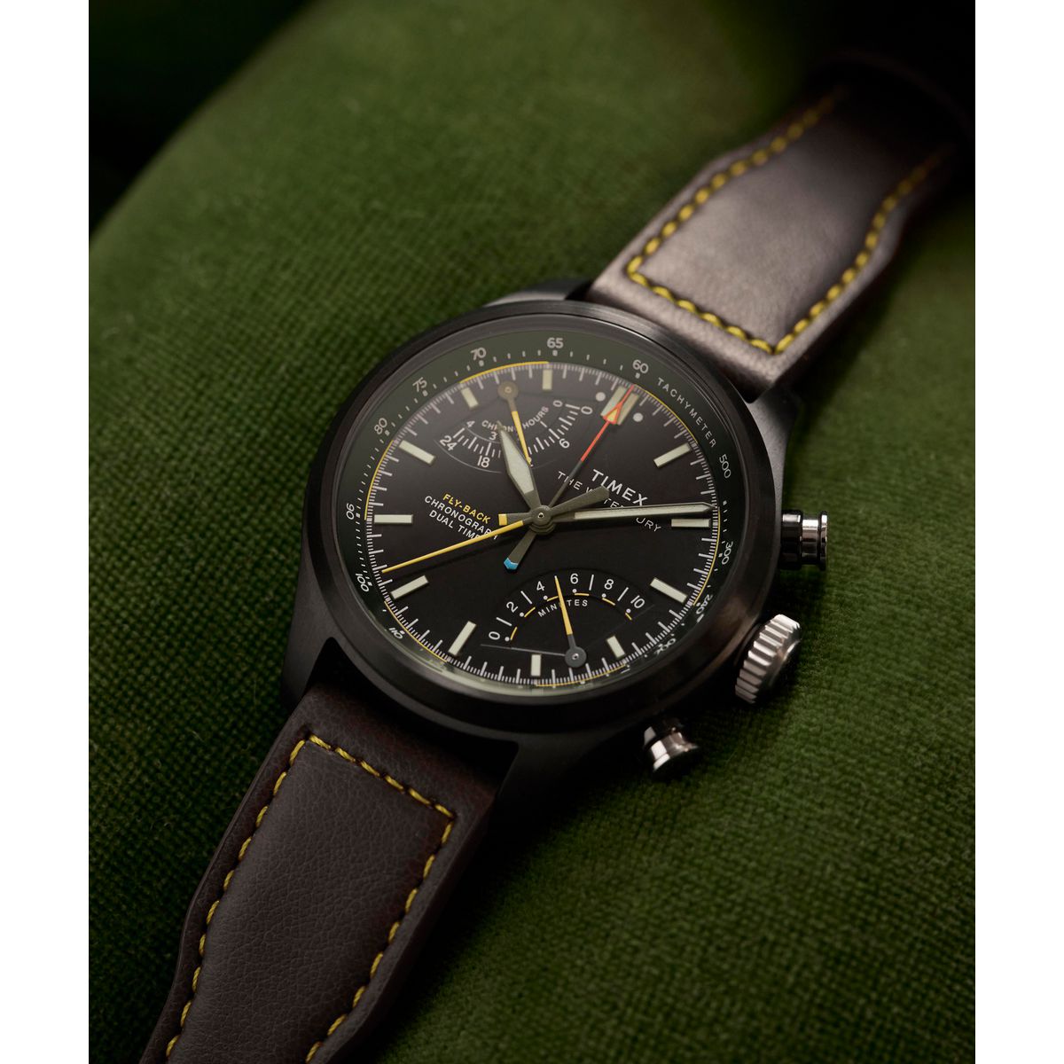 TW2Y70100 Reloj Timex Waterbury Ace de hombre correa de cuero - Cuero Marrón