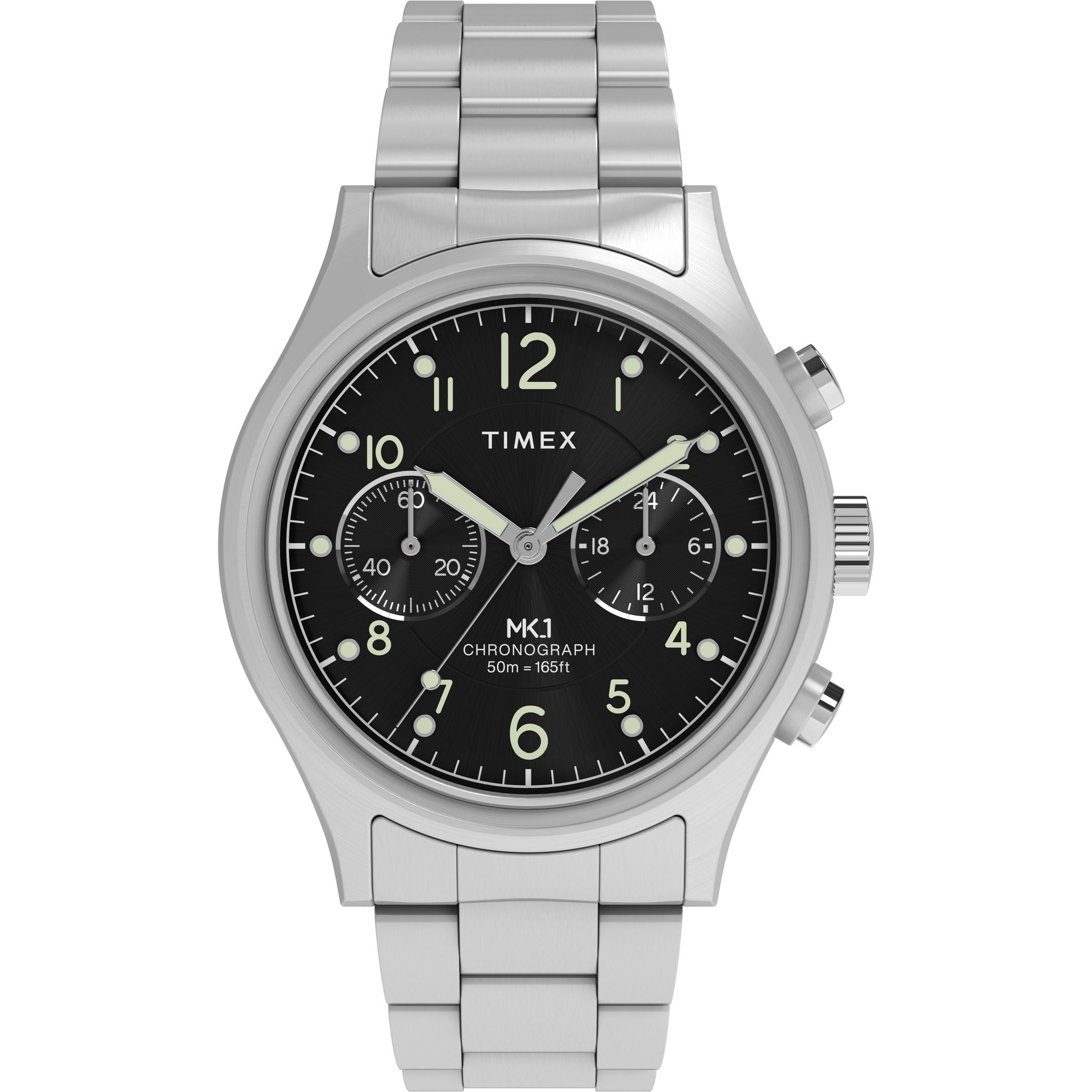 TW2Y71000 Reloj Timex MK1 Hombre Correa Acero Negro