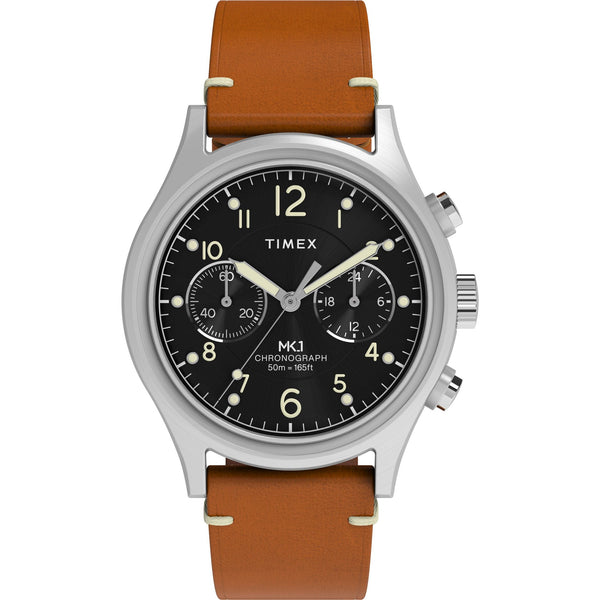 TW2Y71100 Reloj Timex MK1 Hombre Correa Piel Marrón