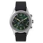 TW2Y71200 Reloj Timex MK1 Chronograph 40mm de hombre correa de cuero - Cuero Negro