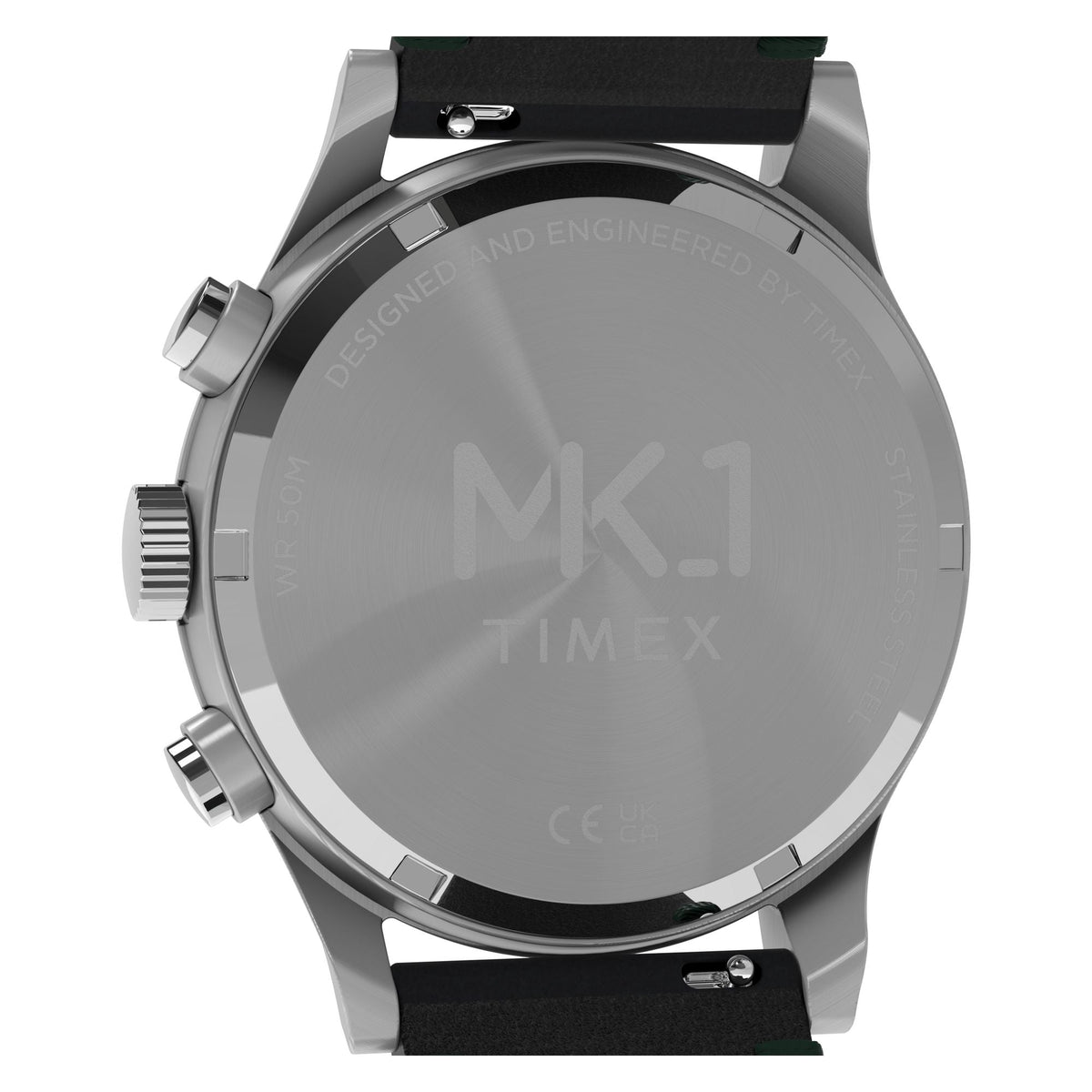 TW2Y71200 Reloj Timex MK1 Chronograph 40mm de hombre correa de cuero - Cuero Negro
