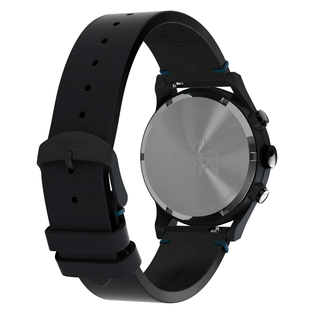TW2Y71300 Reloj Timex MK1 Chronograph de hombre banda de piel - Cuero Negro