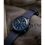 TW2Y71300 Reloj Timex MK1 Chronograph de hombre banda de piel - Cuero Negro