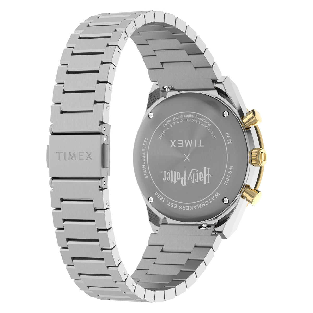 TW2Y75900 Reloj Timex Harry Potter X Q Timex Time Turner de caballero correa de metal - Acero Inoxidable Plateado