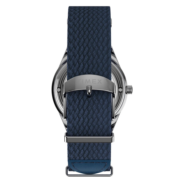TW2Y81000 Reloj Timex Marlin x Peanuts de hombre correa de tela azul