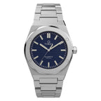 TW2Y81400 Reloj Timex Q Marbella de hombre correa de metal - Acero Inoxidable Plateado