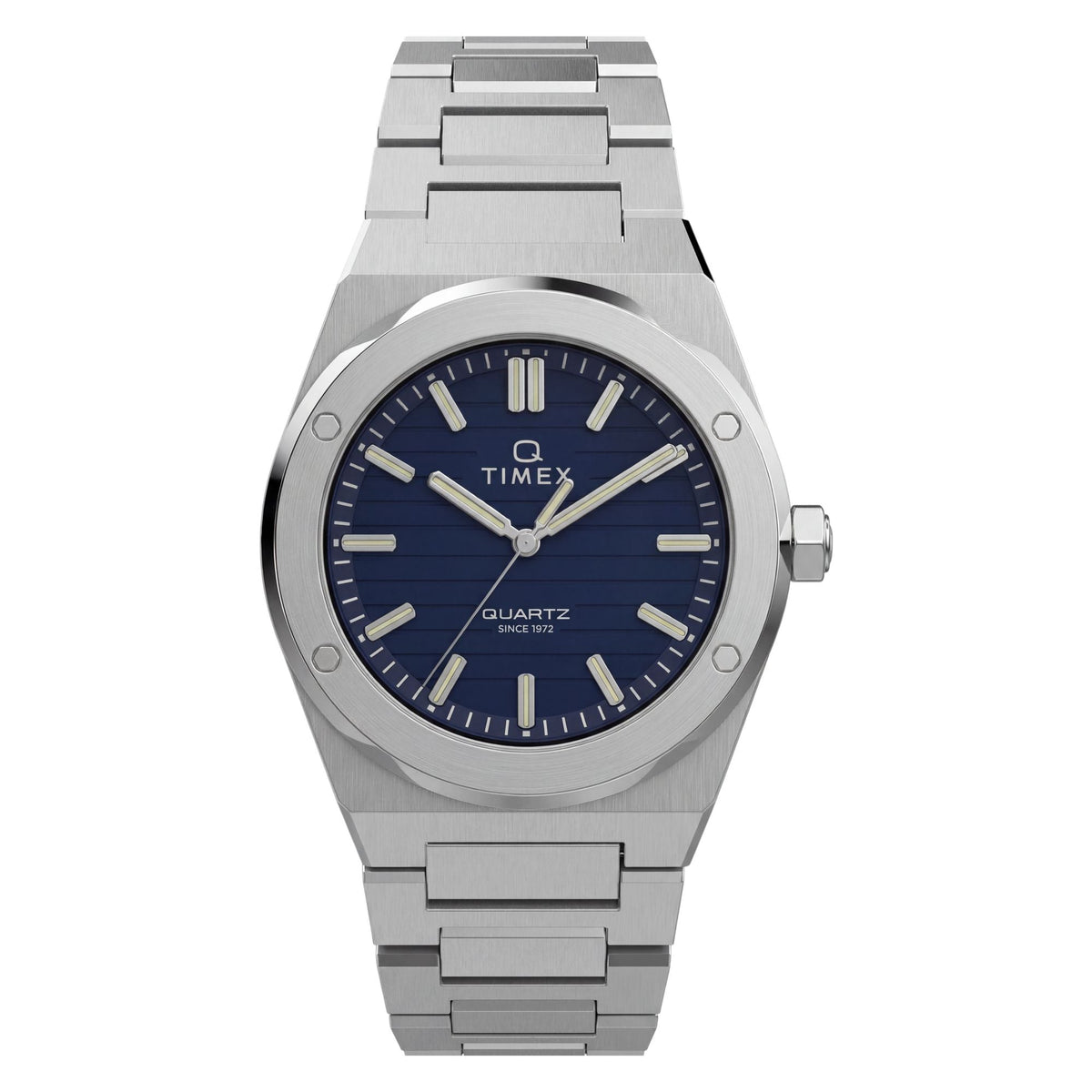 TW2Y81400 Reloj Timex Q Marbella de hombre correa de metal - Acero Inoxidable Plateado