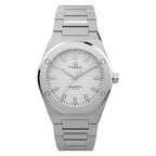 TW2Y81800 Reloj Timex Q Marbella de mujer correa de metal - Acero Inoxidable Plateado