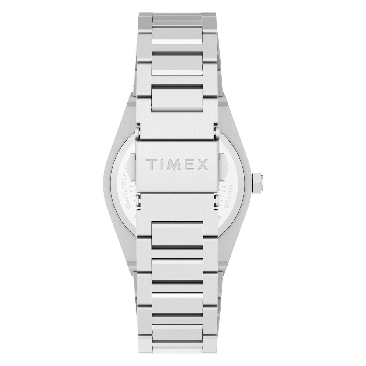 TW2Y81800 Reloj Timex Q Marbella de mujer correa de metal - Acero Inoxidable Plateado