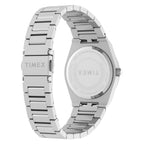 TW2Y81800 Reloj Timex Q Marbella de mujer correa de metal - Acero Inoxidable Plateado
