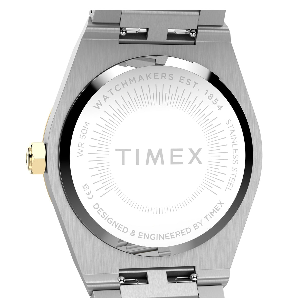 TW2Y81900 Reloj Timex Q Marbella de dama correa de metal - Acero Inoxidable Bicolor