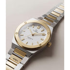 TW2Y81900 Reloj Timex Q Marbella de dama correa de metal - Acero Inoxidable Bicolor