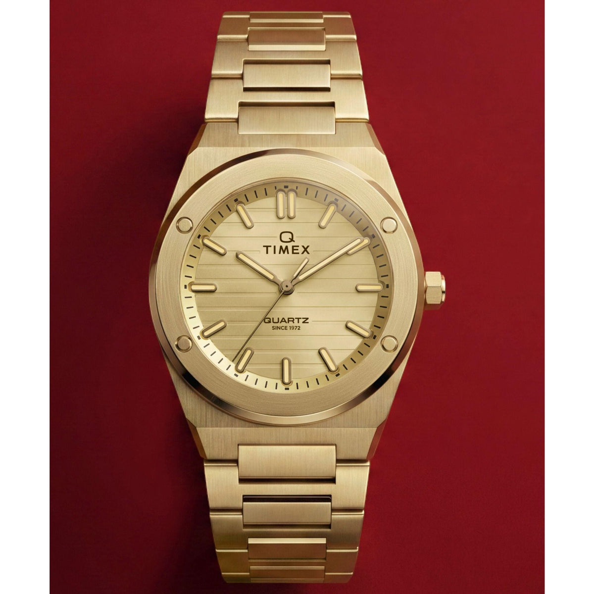 TW2Y82000 Reloj Timex Q Marbella de señorita banda de metal - Acero Inoxidable Dorado