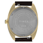 TW2Y82100 Reloj Timex 1976 Rotary Phone Dial de hombre correa de cuero - Cuero Marrón