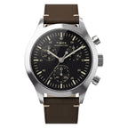 TW2Y85200 Reloj Timex Weekender New England de hombre correa de cuero - Cuero Marrón