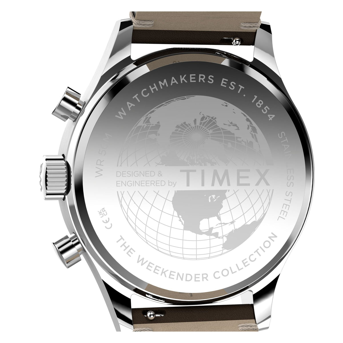 TW2Y85200 Reloj Timex Weekender New England de hombre correa de cuero - Cuero Marrón
