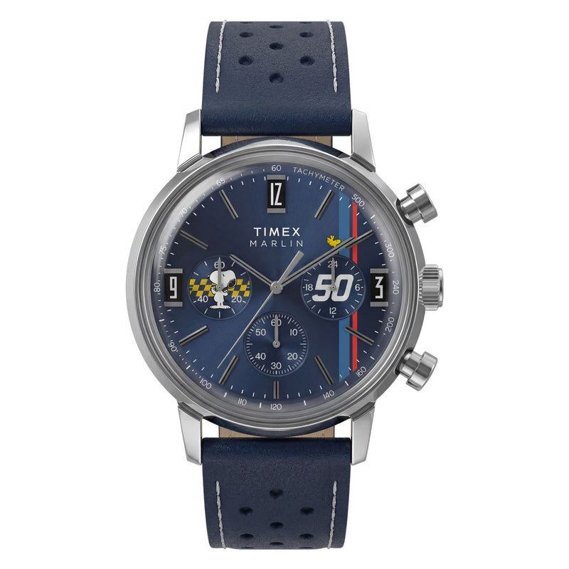 TW2Y85300 Reloj Timex Marlin x Peanuts de caballero correa de piel
