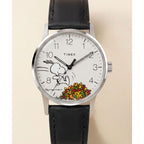 TW2Y85600 Reloj Timex Waterbury x Peanuts de hombre correa de cuero - Cuero Negro