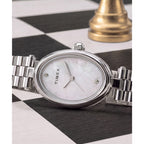 TW2Y86000 Reloj Timex Cavatina de dama correa de metal - Acero Inoxidable Plateado