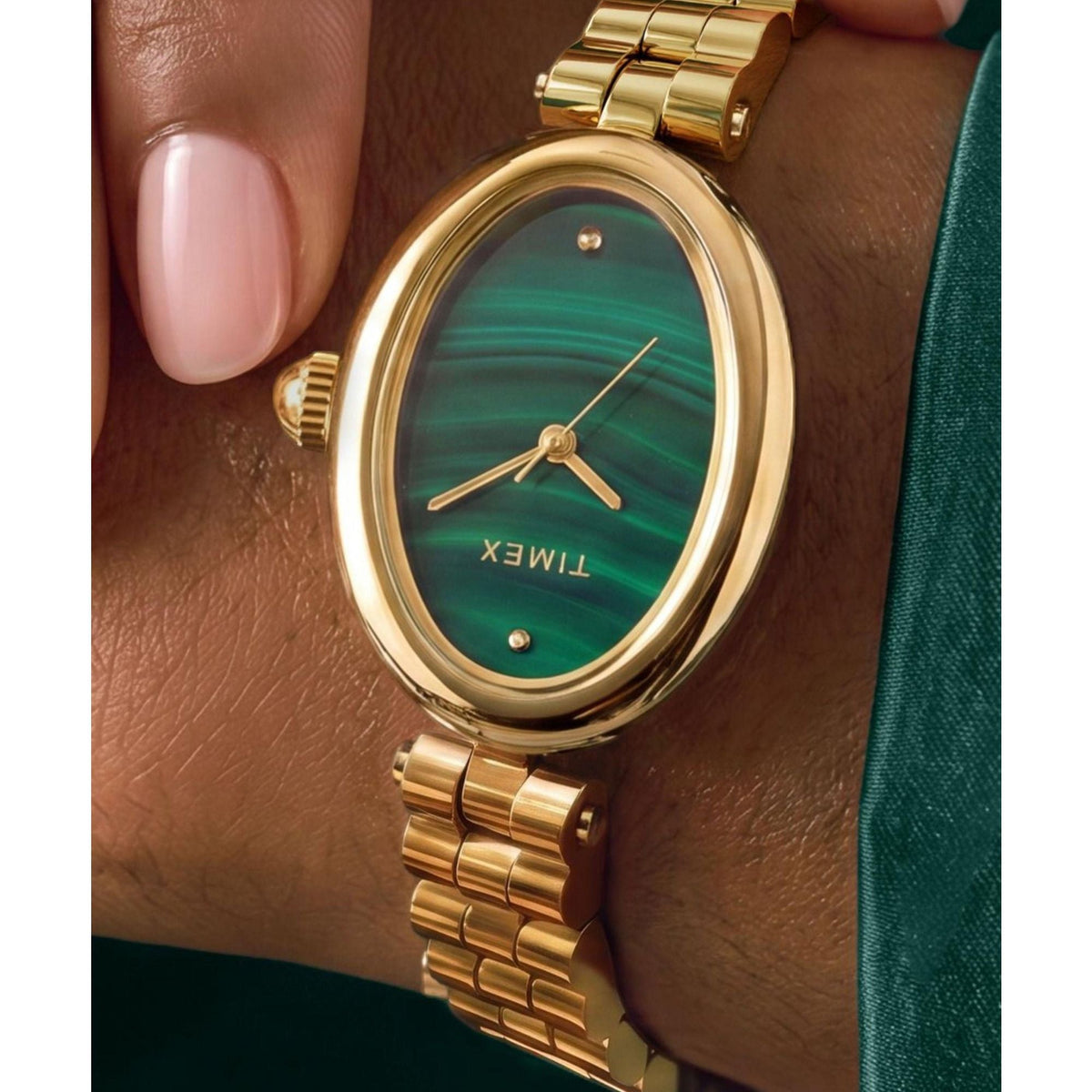 TW2Y86100 Reloj Timex Cavatina de señorita correa de metal - Acero Inoxidable Dorado