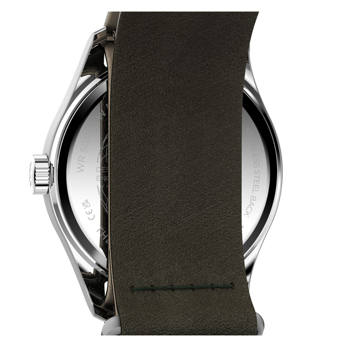TW2Y86500 Reloj Timex Weekender New England de dama correa de piel - Cuero Marrón