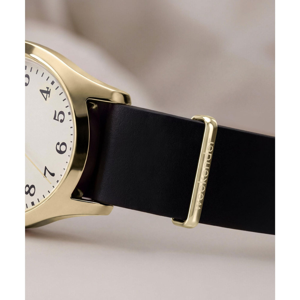 TW2Y86600 Reloj Timex Weekender de mujer correa de piel - Cuero Negro