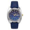 TW2Y87100 Reloj Timex Q 1976 de hombre banda de cuero - Cuero Azul