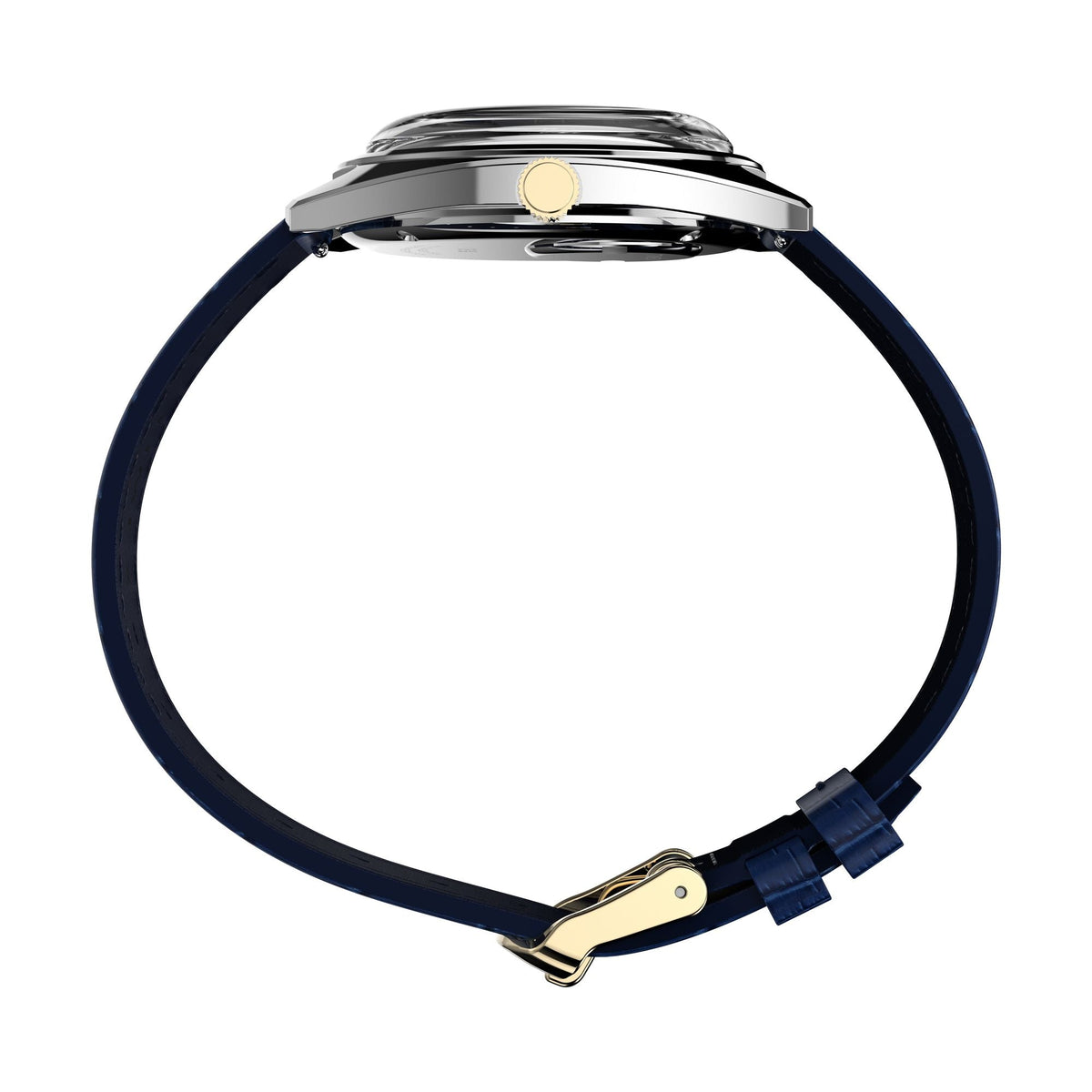 TW2Y87100 Reloj Timex Q 1976 de hombre banda de cuero - Cuero Azul