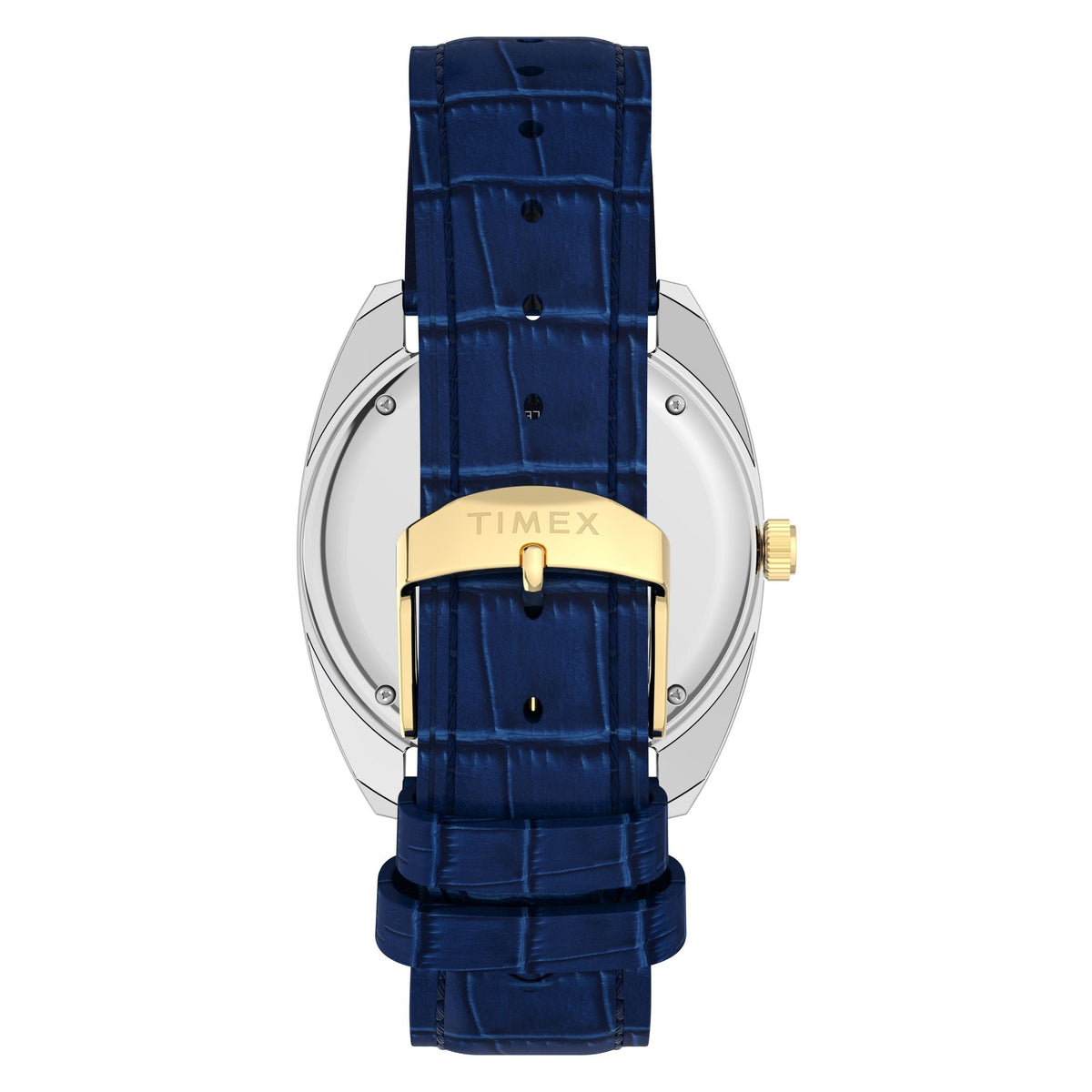 TW2Y87100 Reloj Timex Q 1976 de hombre banda de cuero - Cuero Azul