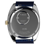TW2Y87100 Reloj Timex Q 1976 de hombre banda de cuero - Cuero Azul