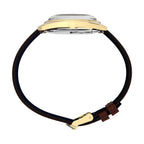 TW2Y87200 Reloj Timex Q 1978 de hombre correa de cuero - Cuero Marrón