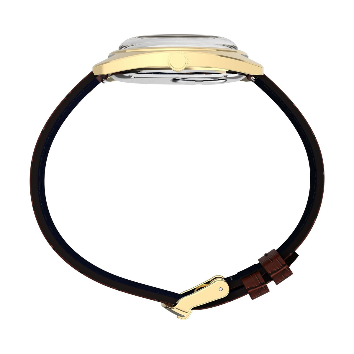 TW2Y87200 Reloj Timex Q 1978 de hombre correa de cuero - Cuero Marrón